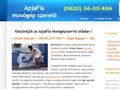 http://mosogepszereles.eu ismertető oldala